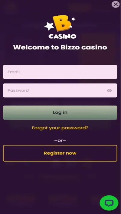 Bizzo login mobile