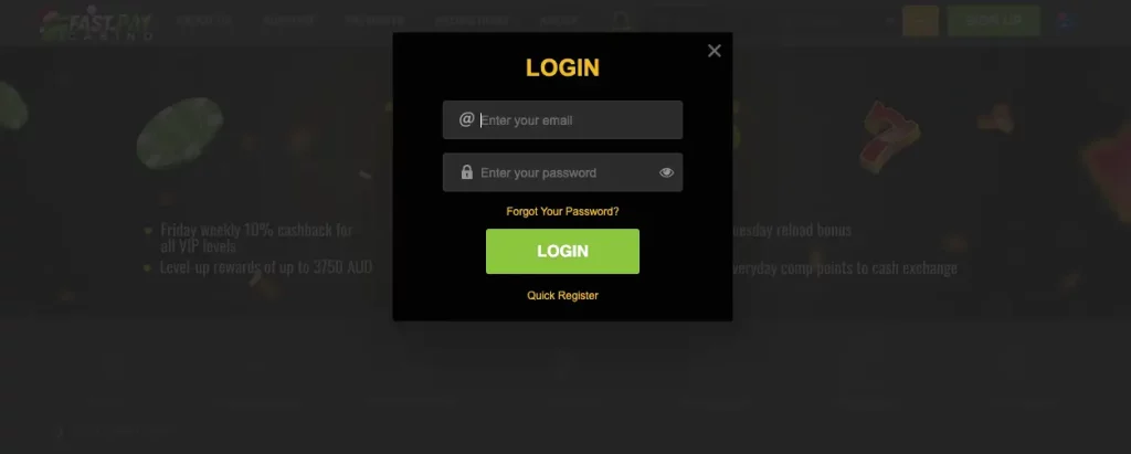 FastPay Casino LogIn