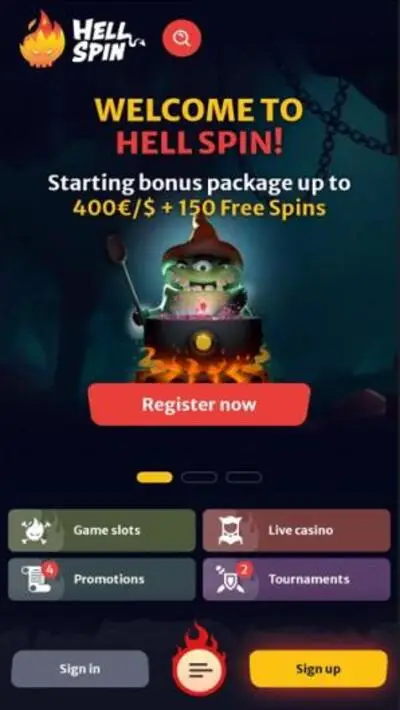 Hellspin casino mobile