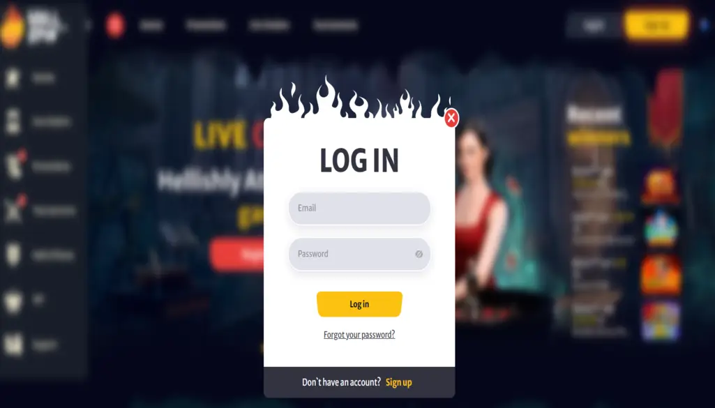 Hellspin casino login