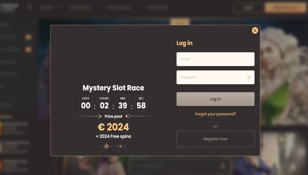 National casino login