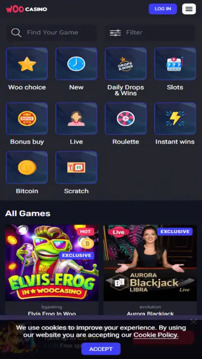 Woo Casino Games Mobile