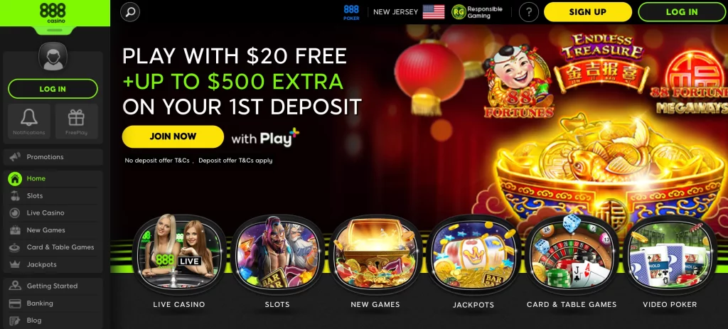 30 No Deposit Free Spins from 888 Casino