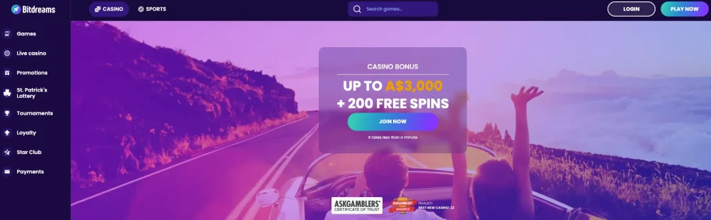 25 No Deposit Free Spins at BitDreams Casino