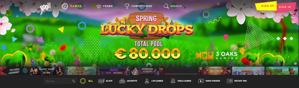 25 Free Spins at Booi Casino