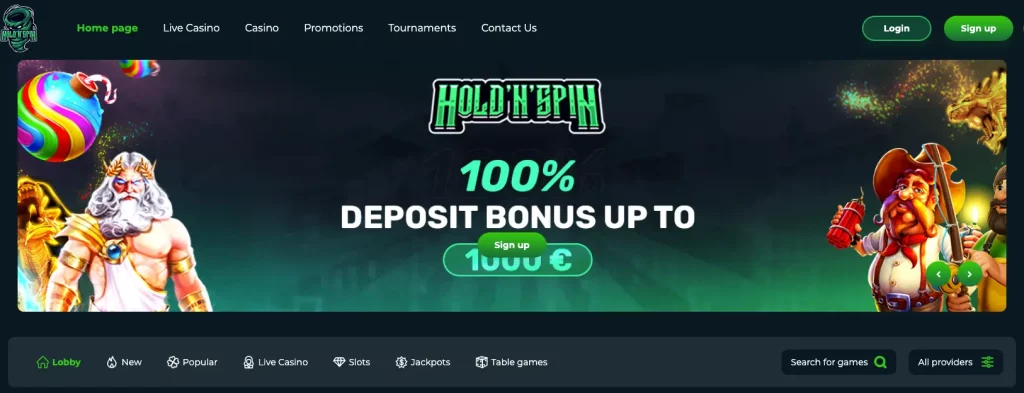 25 Free Spins at Holdn Spin Casino