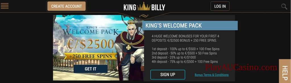 King Billy of Bonuses