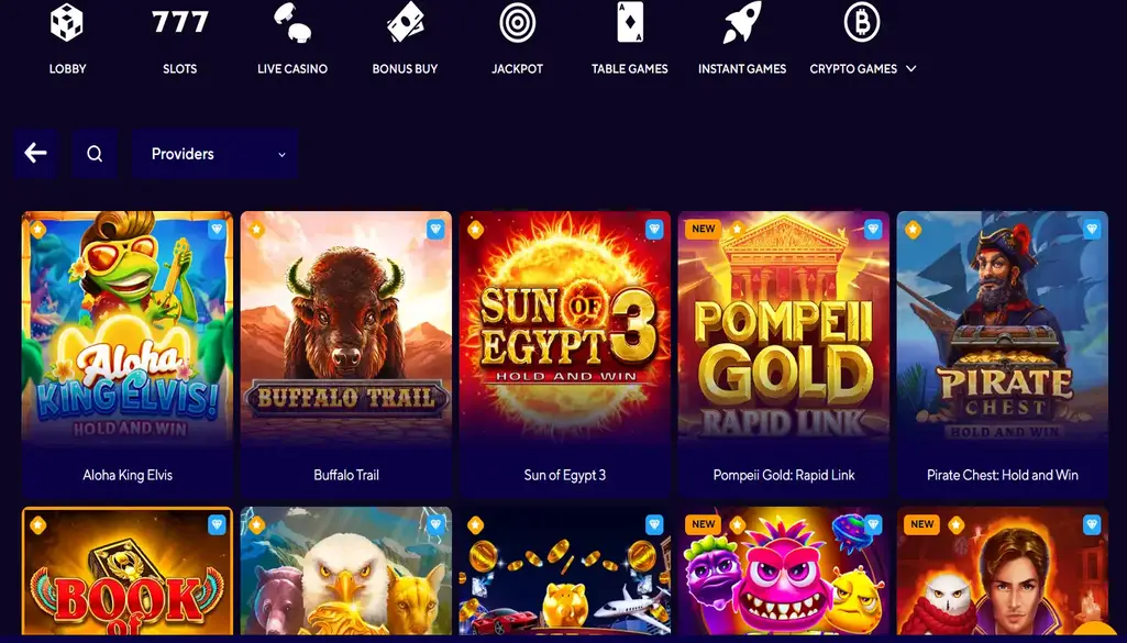 Dazard casino games