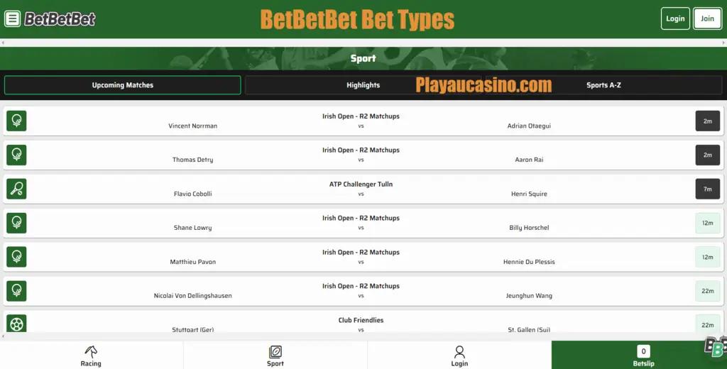 BetBetBet Bet Types#2