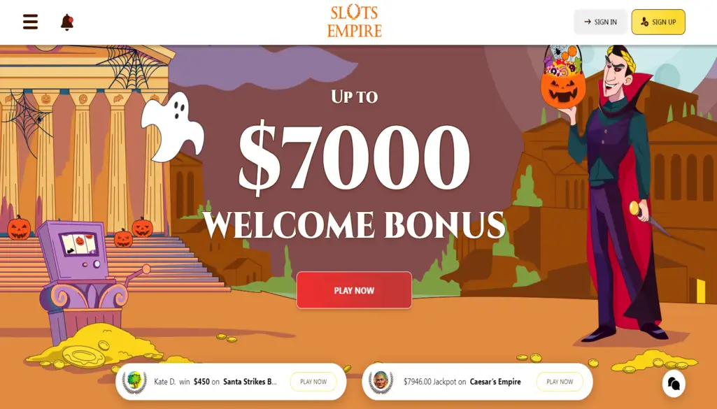 Slots Empire casino site