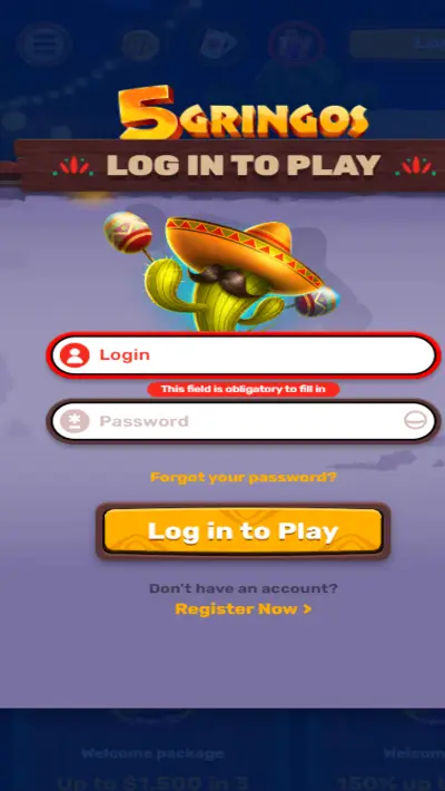 5gringos casino login mobile