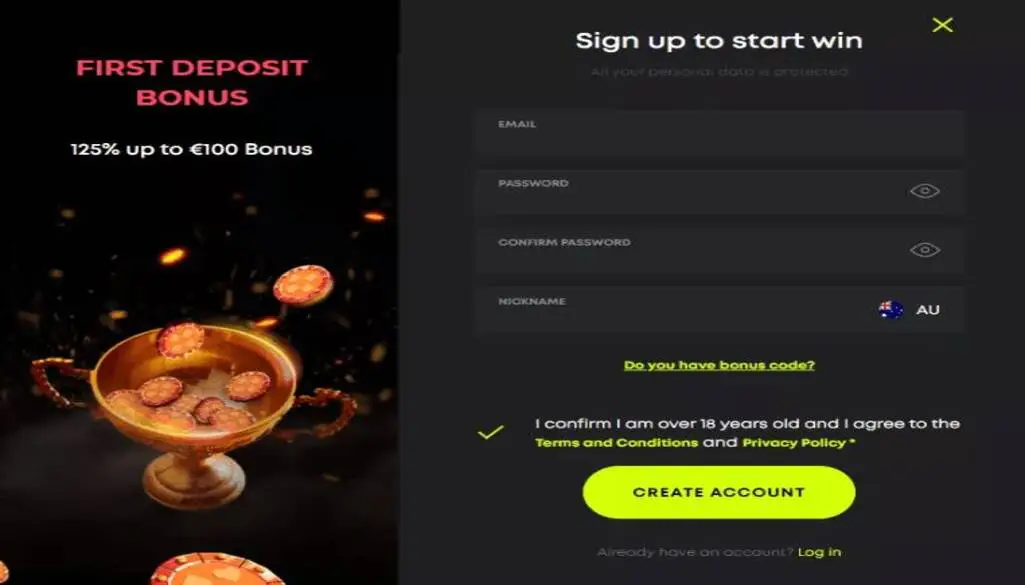 Spin Samurai Casino: Login Process