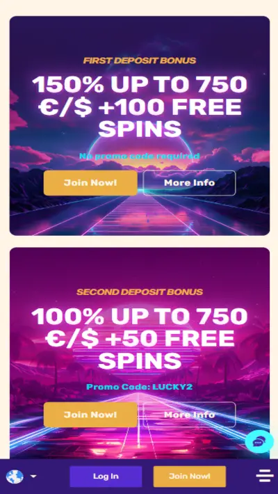 Let's Lucky bonus mobile