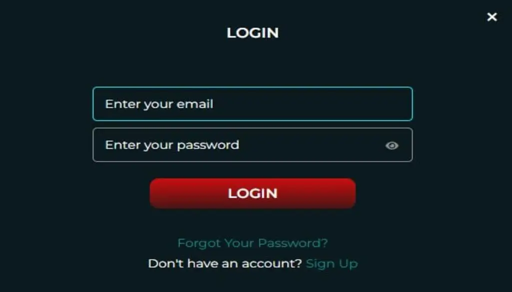 Casino4u Casino: Login Process