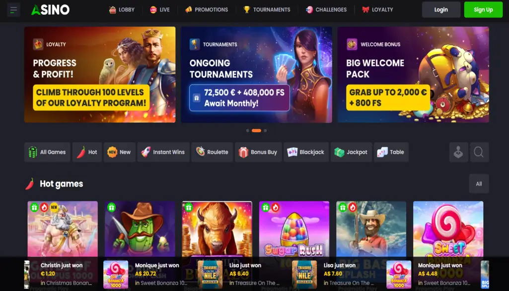 Asino Online Casino in Australia