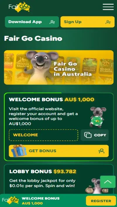 FairGo casino mobile