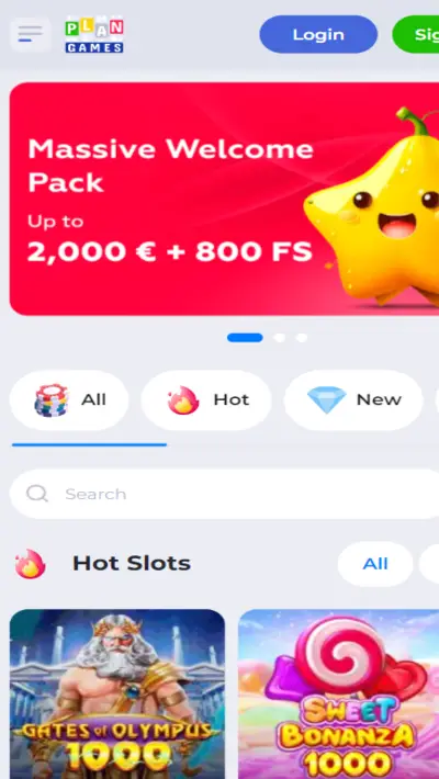 Plangames casino site mobile