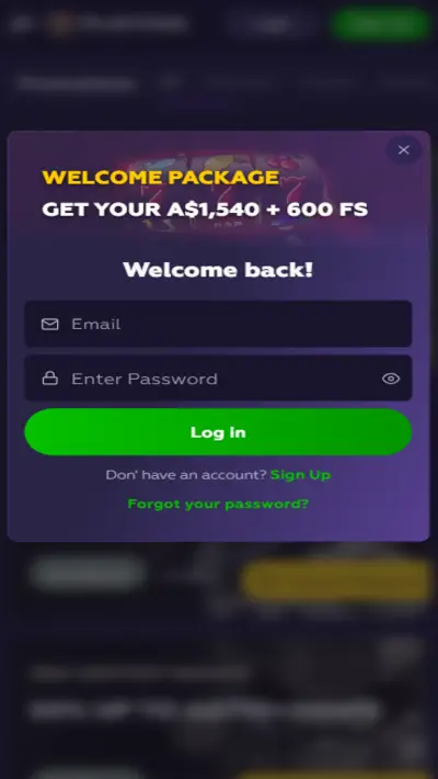 Playfina casino login mobile