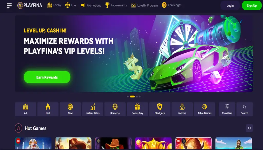 Playfina Casino Australia