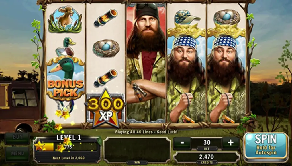 Duck Dynasty Slot Bonus