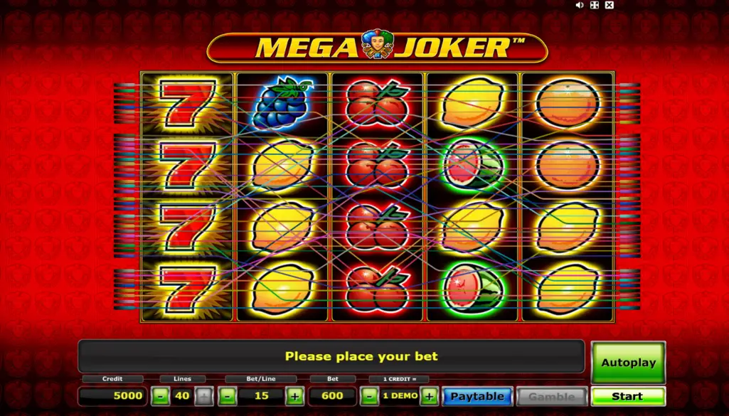 Mega Joker Pokie Play