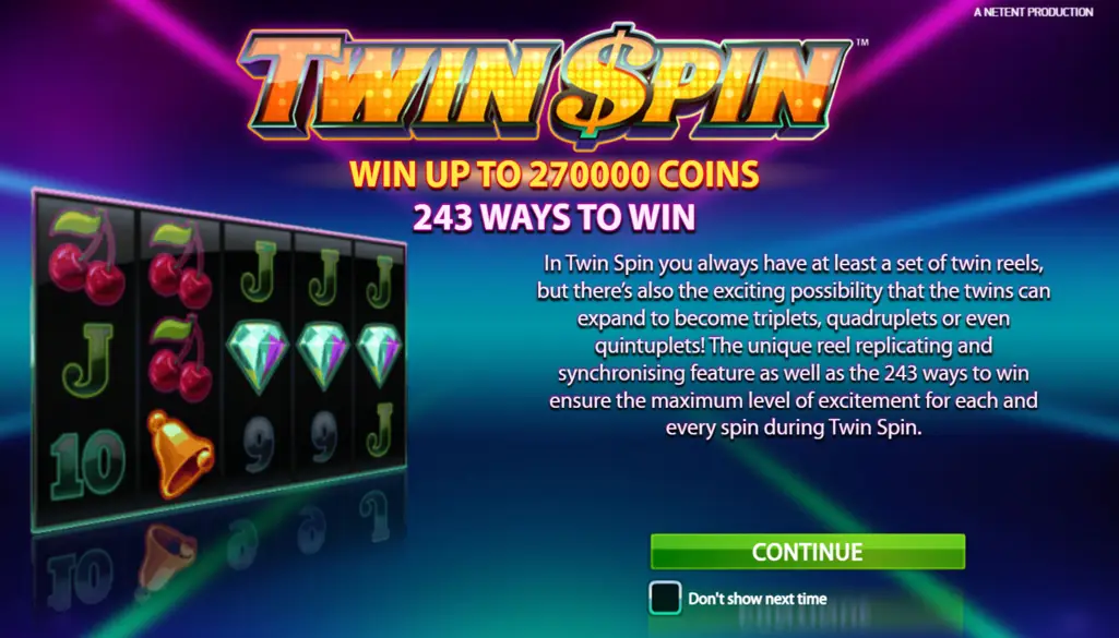 Twin Spin Pokie
