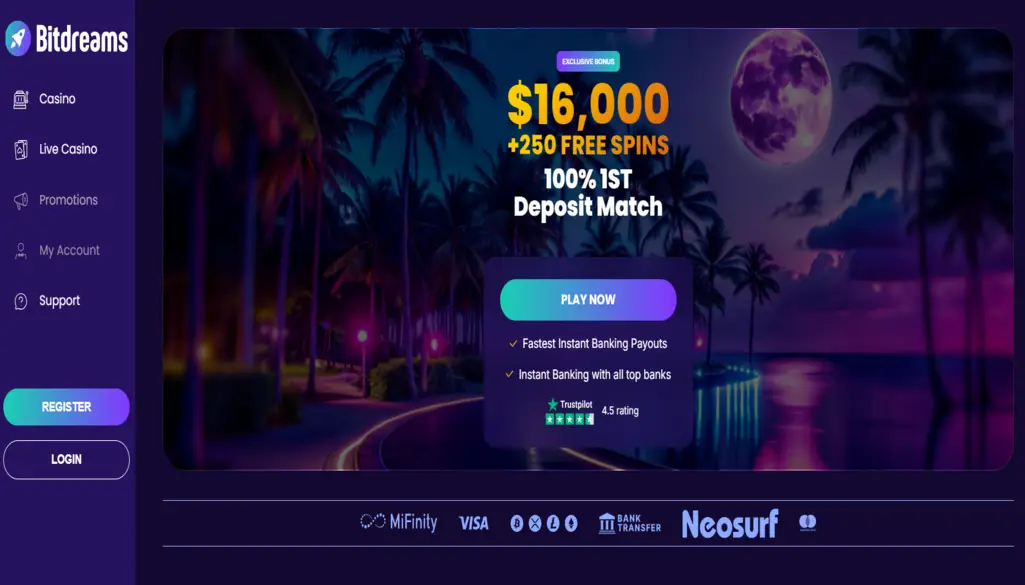 Bitdreams Casino Site