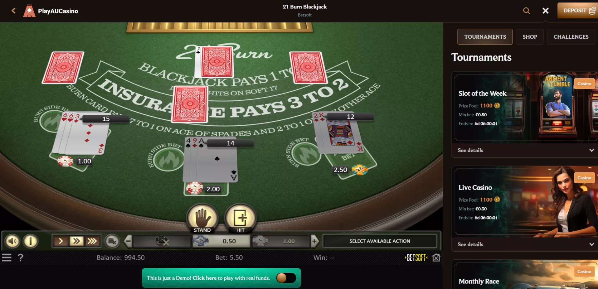 CrownCasino BlackJack