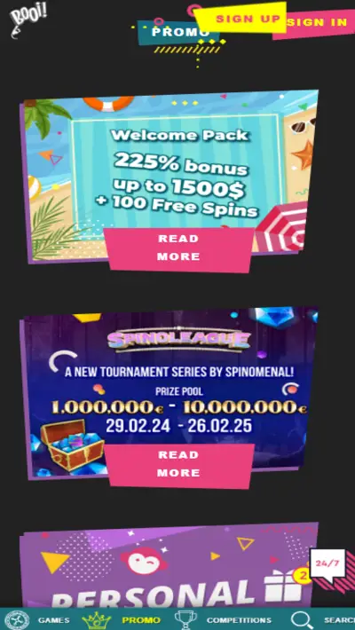 Booi Casino Bonuses Mobile