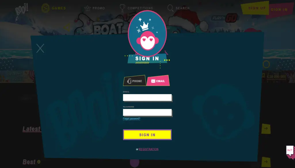 Booi Casino Login