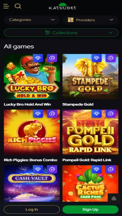 Katsubet Casino Games Mobile
