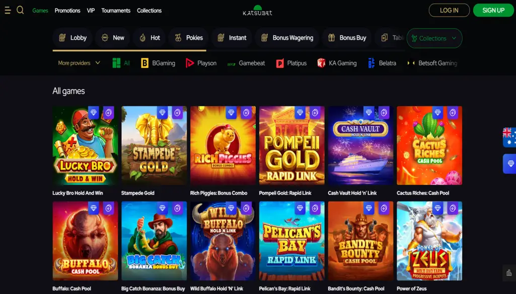 Katsubet Casino Games