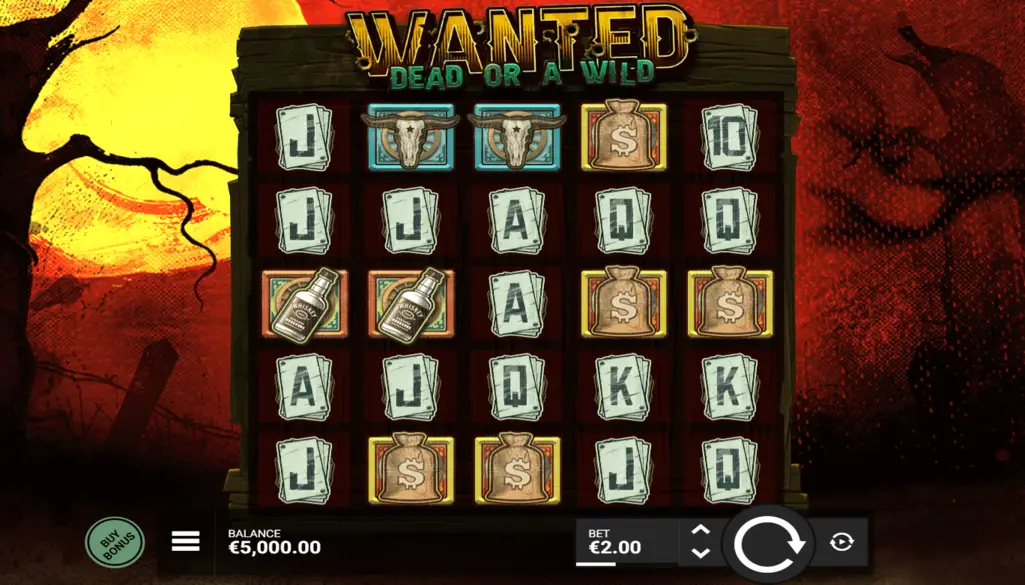 Wanted Dead or a Wild Pokie Bonuses