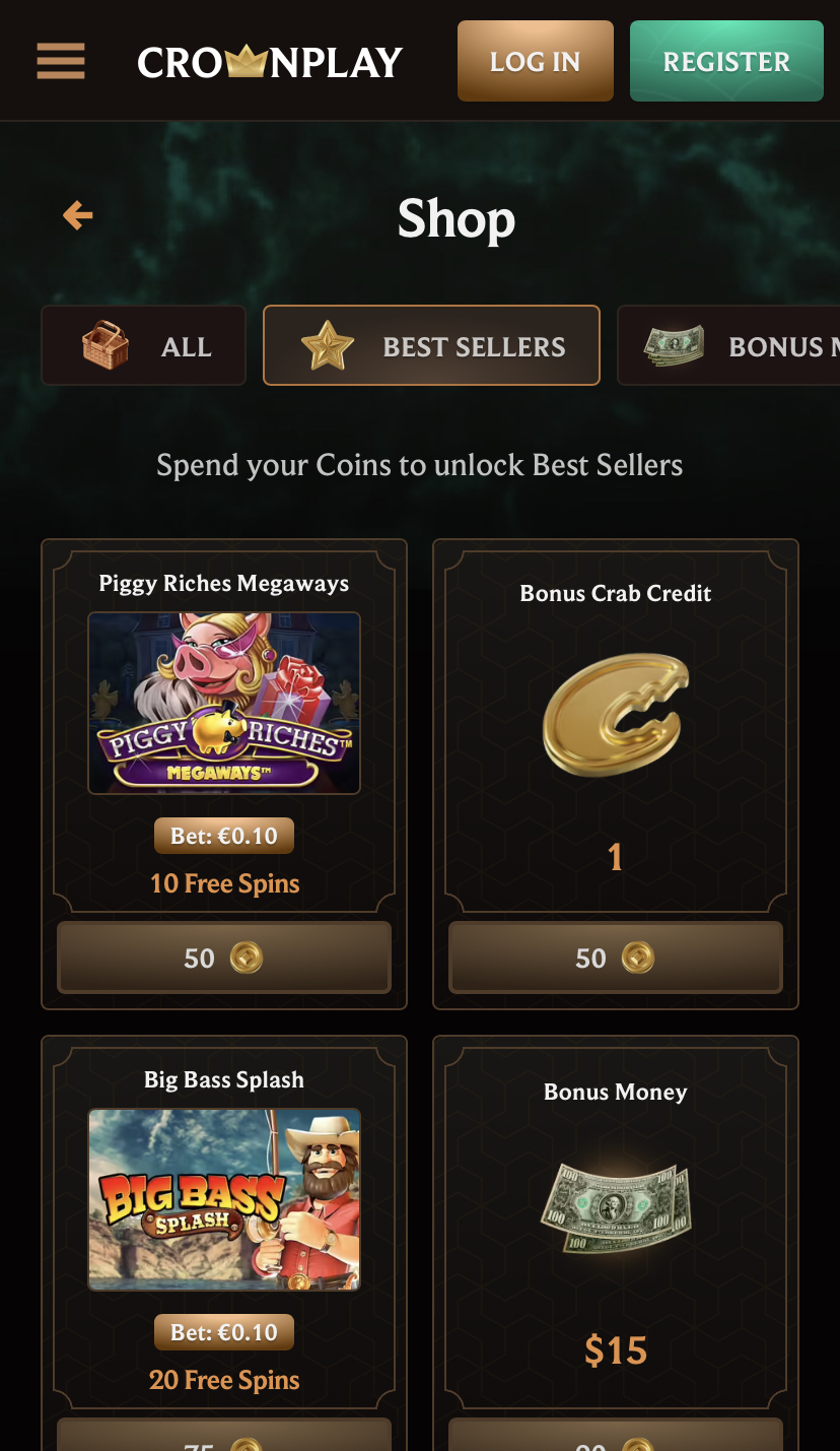 Mobile CrownCasino screenshot 2