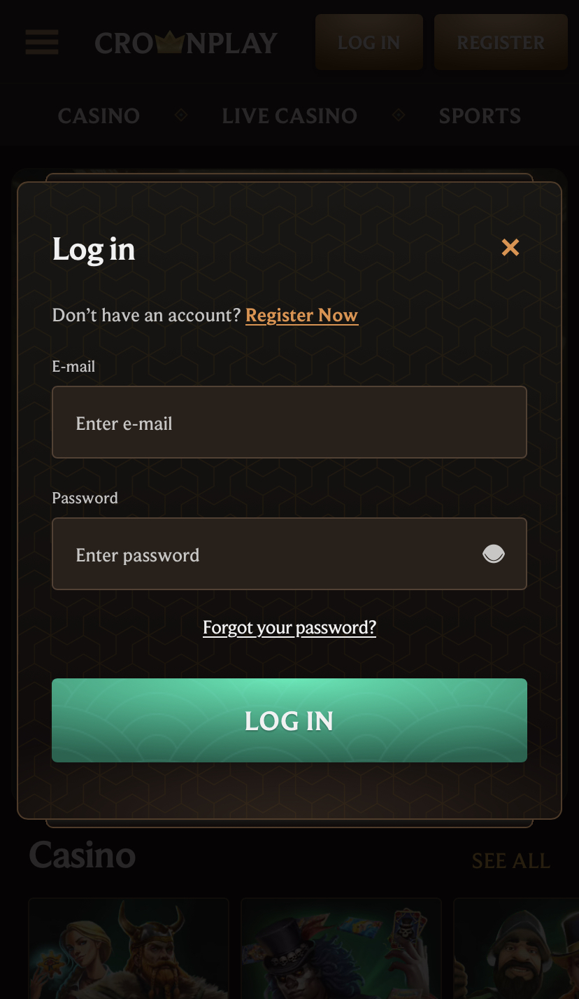 Mobile CrownCasino screenshot 3