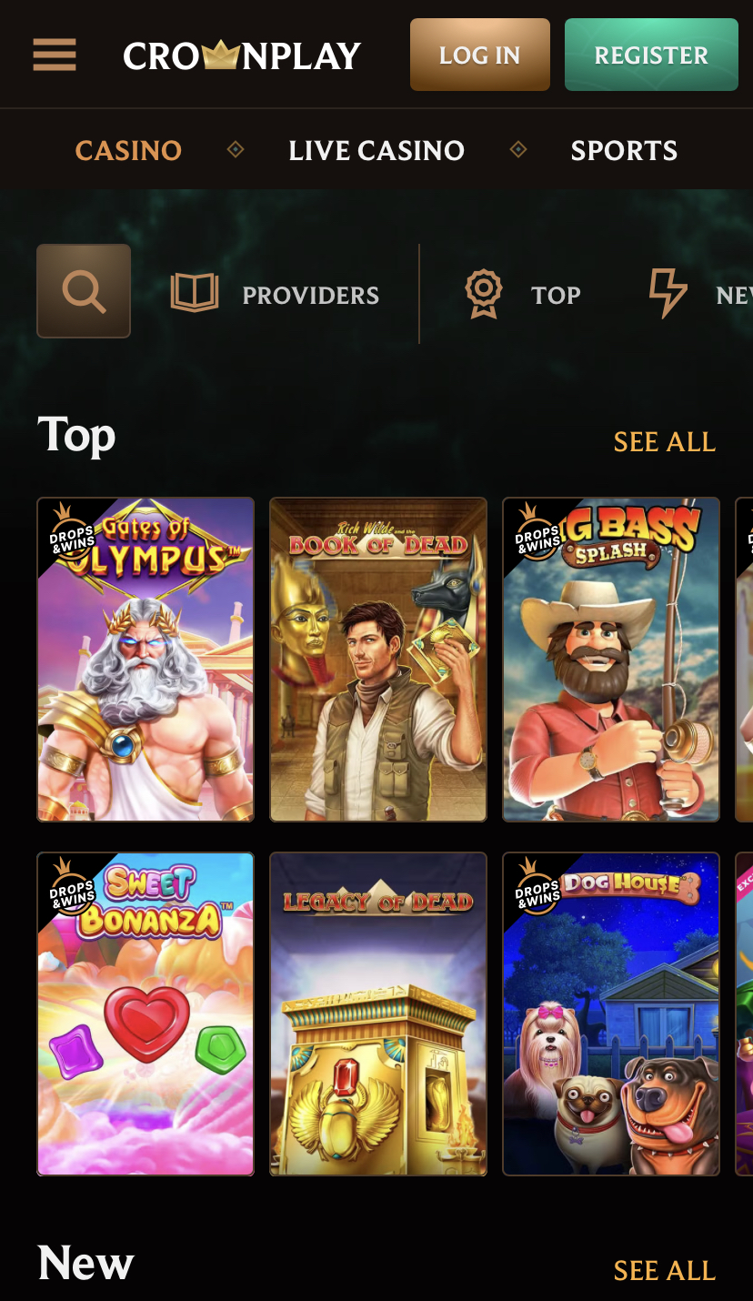 Mobile CrownCasino screenshot 5