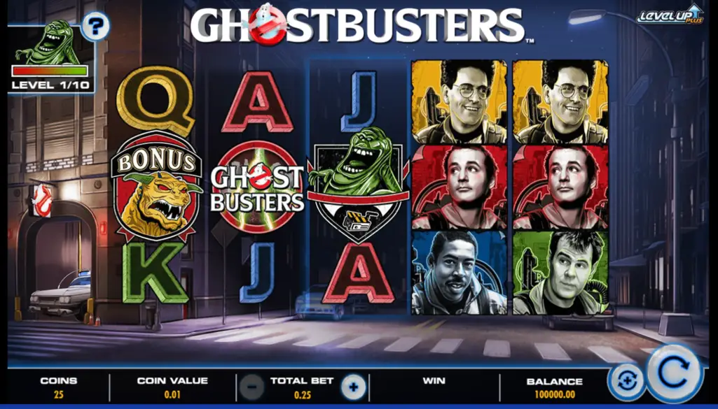 Ghostbusters Slots Bonuses and Promo