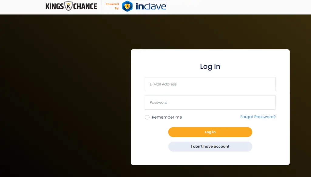 King Chance Casino Login