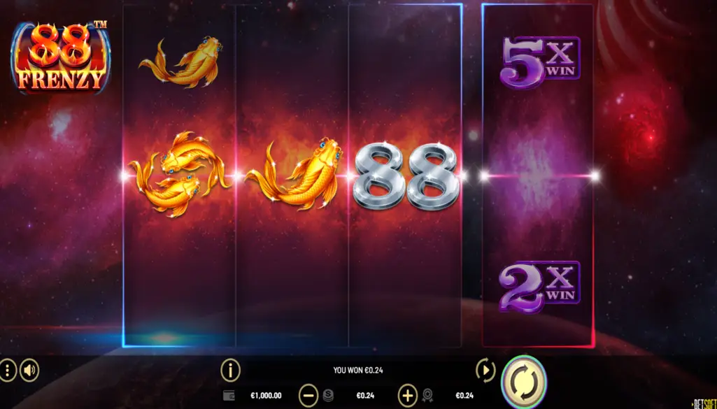 88 Frenzy Fortune Pokie Play