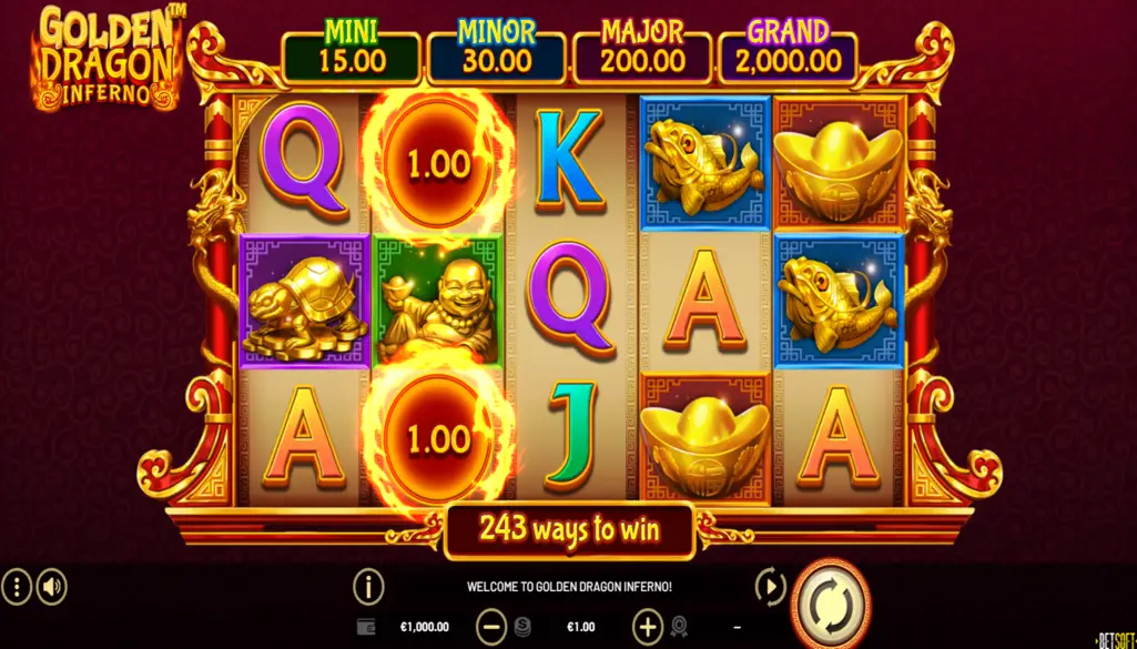 Golden Dragon Inferno Slot Play