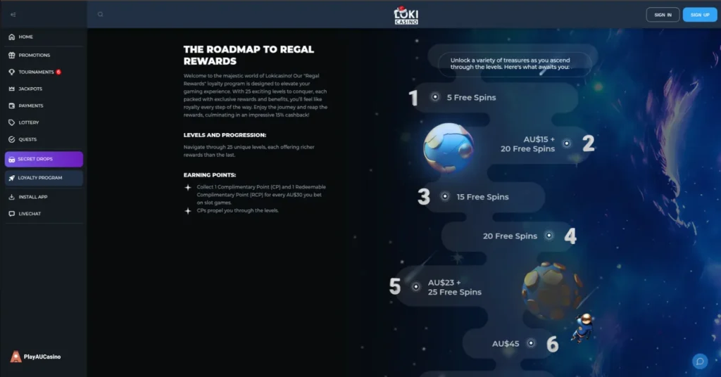 Loki Casino VIP Program