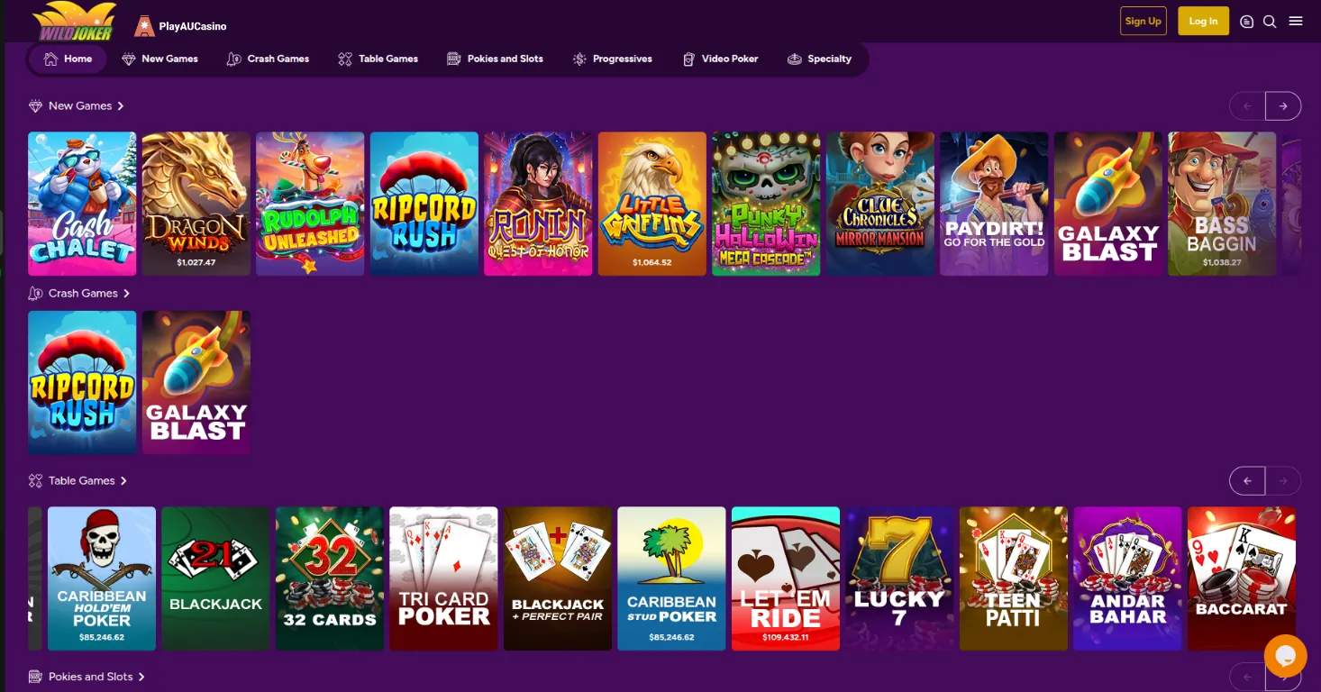 Wild Joker Casino Games