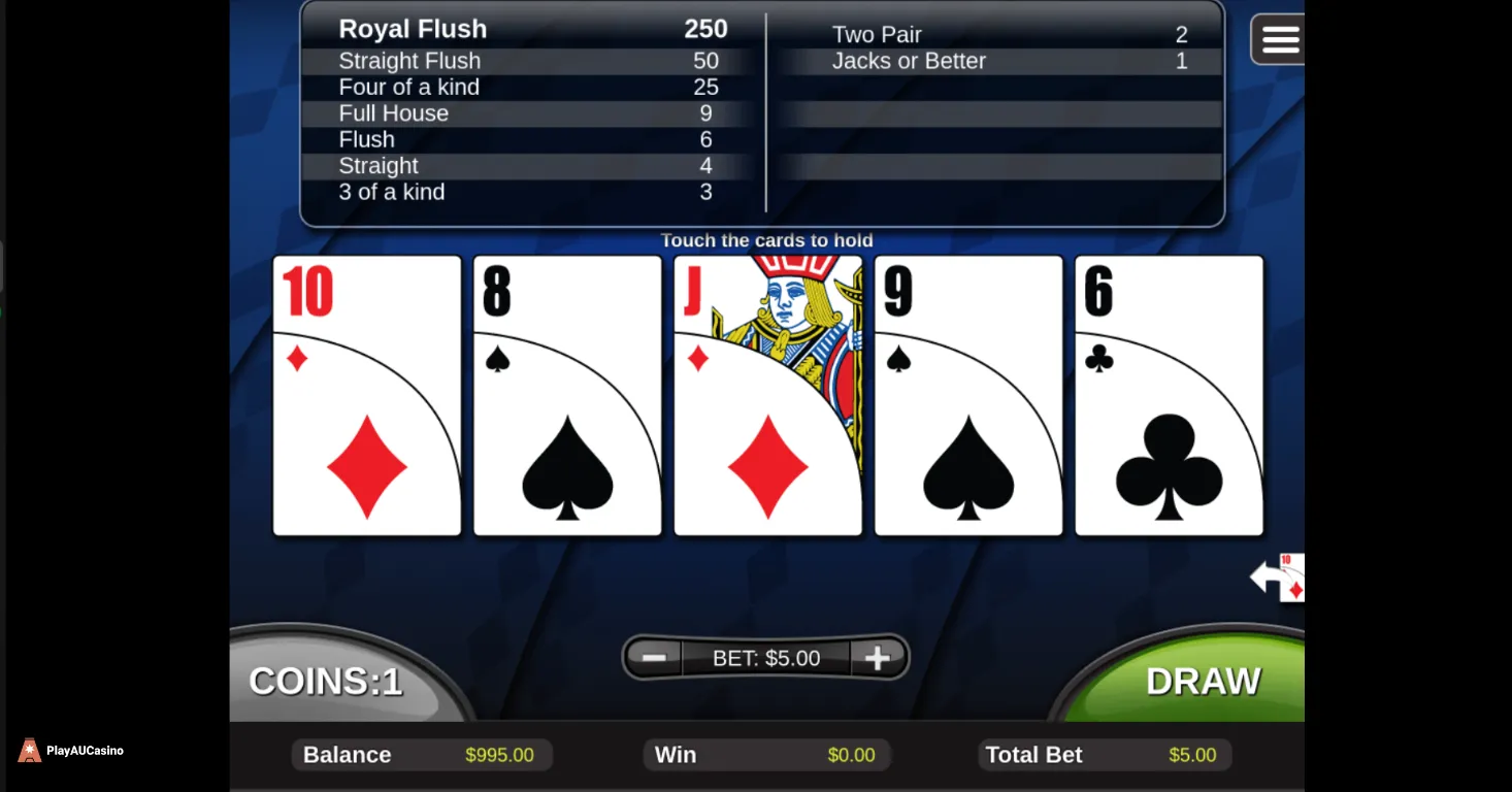 Wild Joker Casino Video Poker