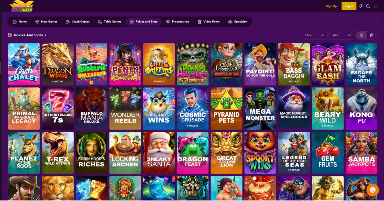 Wild Joker casino Screenshot 2