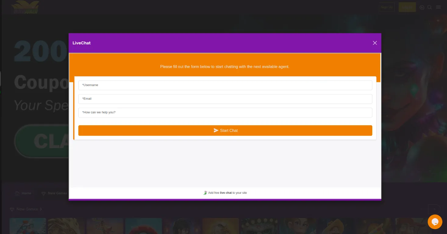 Wild Joker casino Screenshot 5