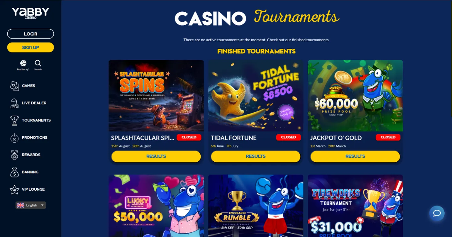 Yabby casino Screenshot 3