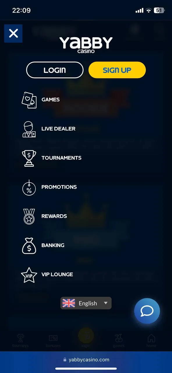 Mobile Yabby Casino Screenshot 6