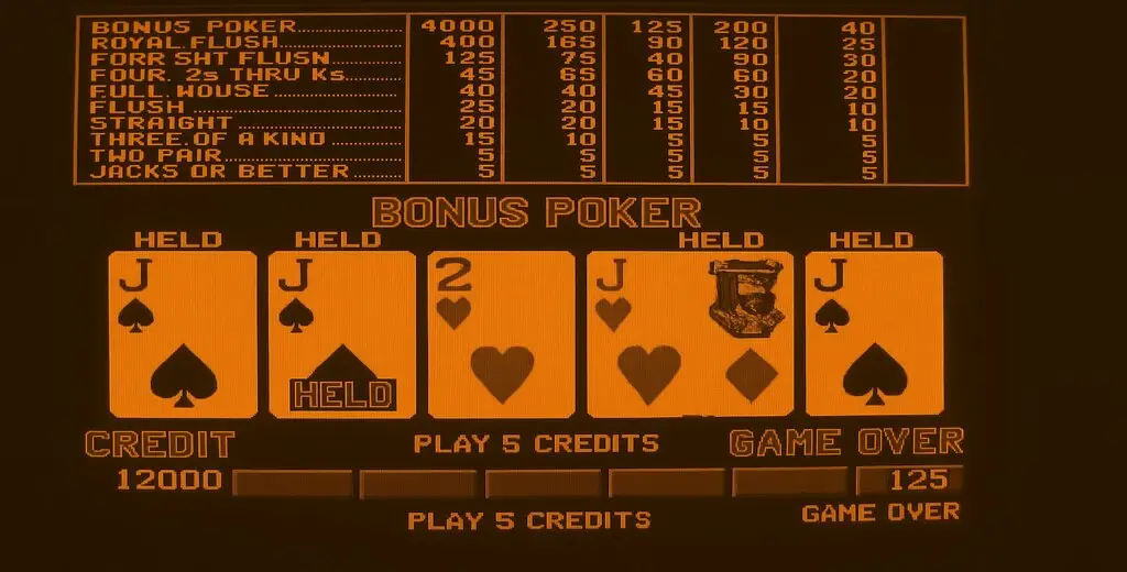 Video Poker Australia 2025
