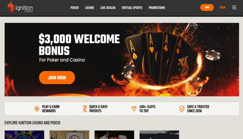 Ignition Casino Site