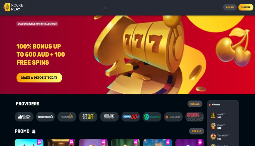RocketPlay Casino Site
